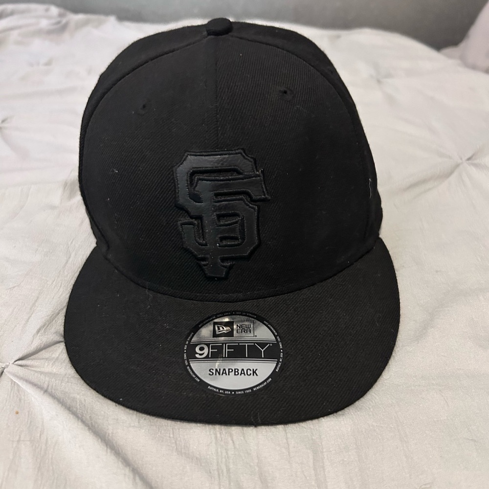 San Francisco Giants x Coach Black Wool Baseball Cap